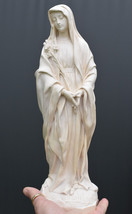 ⭐French antique religious statue,Virgin Mary - £93.32 GBP