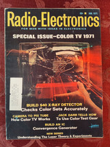 RADIO-ELECTRONICS Magazine January 1971 Special Issue: Color Tv Television - £12.94 GBP