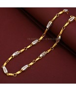 Unisex Italian Turkey chain 916% 22k Gold Chain Necklace Daily wear Jewe... - €3.653,94 EUR+