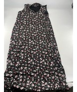 J Jill Maxi Dress Sm Wearever Collection Floral Stretch Wrinkle Resistan... - $34.36