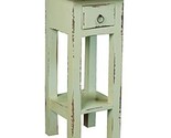 Sunset Trading Shabby Chic Cottage End Table, Small One Drawer, Bahama w... - $231.99