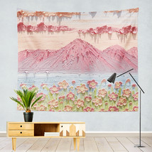 NEW 3D decorative hanging tapestry (50" X 60") (150cm x 130cm).       - $19.99