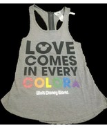 Run Disney Womens Tank Top Size Small Love Comes in Every Color Pride Shirt - €12,05 EUR