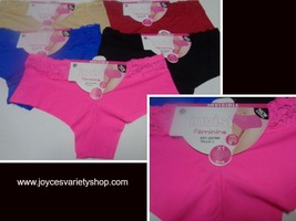 Women&#39;s Invisible Line Panties All Colors Set of 5 SZ Large Bikini Under... - $14.99