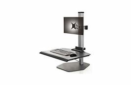 Innovative Winston Single Monitor Sit-Stand Workstation WNST-1-FS-L-BLK-104 - $10,814.02 MXN
