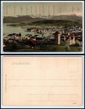 SWITZERLAND Postcard - City / Town With Alps Peaks Named FW - $52.11 MXN