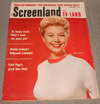 January 1959 SCREENLAND plus TV  LAND  MAGAZINE Mitzi Gaynor Cover PATTI... - £23.25 GBP