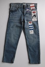 Wrangler Boys Size 8 Regular Taper Fit Free To Stretch Medium Wash Jeans New - £13.20 GBP