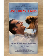 As Good As It Gets VHS 1997 movie Jack Nicholson Helen Hunt Greg Kinnear - $4.11 CAD