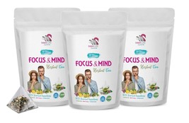 Cognitive Clarity Blend - Focus And Mind Herbal Tea - Cinnamon 3 Pack - $50.36