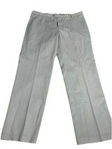 Roundtree &amp; Yorke 40x32 travel SMART Tan Pleated Cuffed Pants - $424.28 MXN