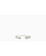 Kate Spade Pave Crystal Dalmatian Puppy Dog Cuff Bracelet Hinge Black Wh... - £69.76 GBP