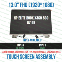 M46058-001 Hp X360 Elitebook 830 G8 Touch Screen Fhd Glossy Uwva 250 Hinge Up - $260.77