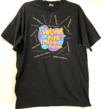 The Velvet Park Music Festival 1995 Delbert McClinton Vintage Black T-Shirt XL - $111.41