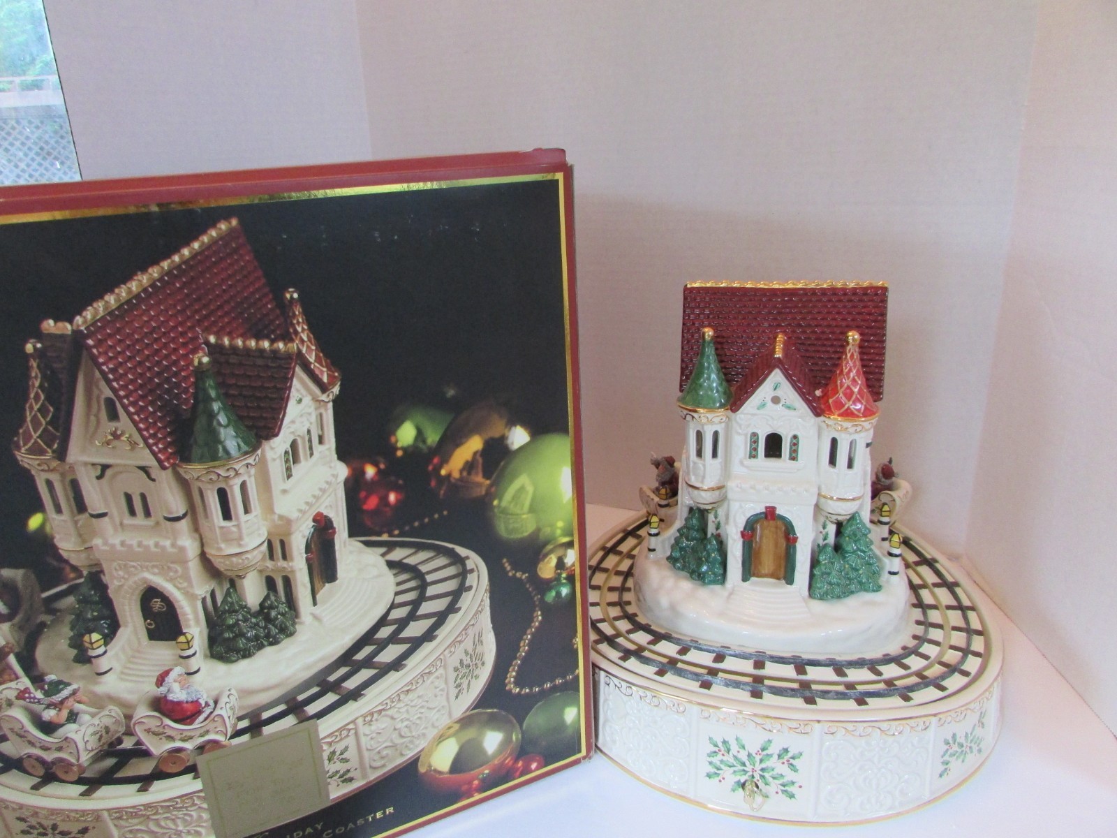 Lenox Holiday Musical  Roller Coaster Animated Tabletop Decor Item image 2