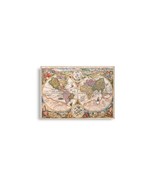 Vintage World Map 1549, Antique Map of World Art Print, Museum Grade Print. - $369.95 MXN+