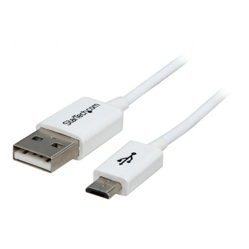 Startech USBPAUB50CMW 1.5FT MICRO USB CABLE 0.5M USB A TO MICRO B CHARGI... - $31.20