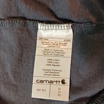 Carhartt K87 BLS NORTH BALDWIN UTILITIES Men XL Blue Cotton Short Sleeve T-Shirt image 6