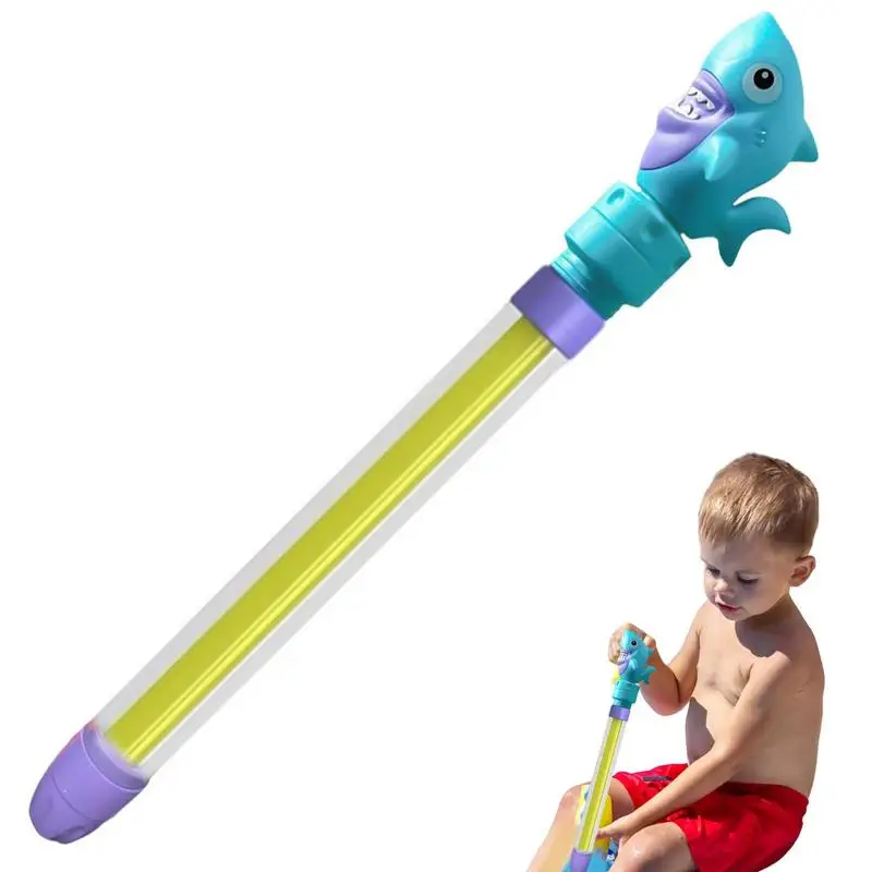 Water Squirter Cartoon Shark Pull-out Water Toys For Pool Water Soaker For - £8.71 GBP+