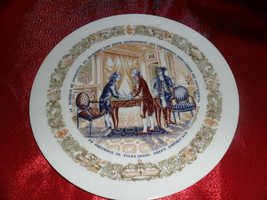 D&#39;Arceau-Limoges France Le Marquis De Lafayette Secret Meeting Plate New Origin - £28.55 GBP