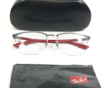 Ray-Ban Eyeglasses Frames RB6513 3135 LITEFORCE Red Gray Square 55-20-145 - $98.99