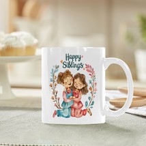 Ceramic Mug – 11 oz White Coffee Mug – Sibling&#39;s Day Gift - Ladies - £10.76 GBP