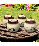 Vintage 1960s Brock of California Farmhouse Burger Bar Set Harvest Brown... - $80.91 CAD