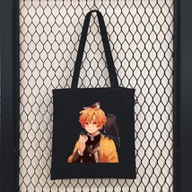 Shoping Bags Canvas Bag Demon Slayer&#39;s Blade Shopper Women&#39;s Travel Designer Han - £8.44 GBP