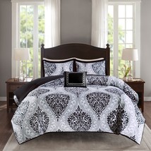 Comfort Spaces Cozy Comforter Set-Modern Casual Boho Bedding Set, Matching Sham, - £62.34 GBP