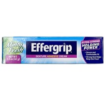 Effergrip Minty Fresh Denture Adhesive Cream 1.5 oz NEW - £10.28 GBP