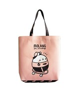 Molang Double sided Tote Bag Black and Pink Eco reusable Shoulder Shoppe... - $1,523.83 MXN