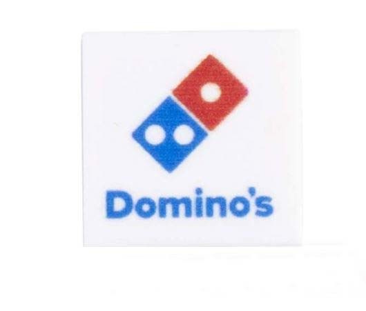 Gift Minifigure Dominos Pizza box 2x2 construction piece fors Fast Ship - $2.48