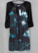 T TAHARI WOMENS LINED SHEATH DRESS SZ 2 SILKY BLACK RAGLAN SLEEVE FORMAL... - £39.30 GBP