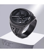 Sigil of Lucifer Morningstar Satanic Demonic Ring - $9.47 CAD