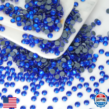Royal Blue Hotfix Rhinestones Bulk 10,000pcs SS20 4.6-4.8mm Glass Crysta... - $66.08