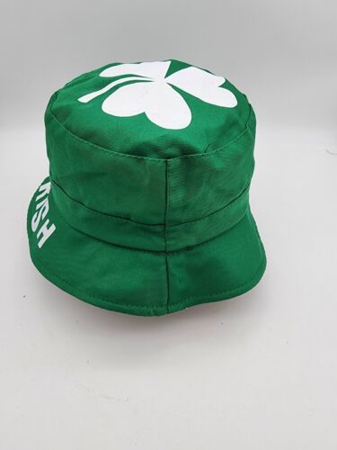 Irish Green Reversible Bucket Hat LOT x 4 St. Patrick&#39;s Day Black White ... - $9.99