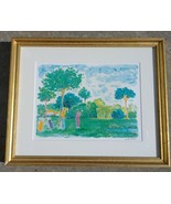 Framed Signed Numbered Golfing Seriolithograph Jean-Claude PICOT - $3,326.20 MXN