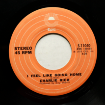 Charlie Rich - The Most Beautiful Girl / I Feel Like Going Home 45rpm 7&quot; Single - £5.55 GBP