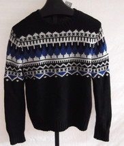 NWT Polo Ralph Lauren Cotton Cashmere Angora Black Ski Sweater Mens Size 2x - £54.17 GBP