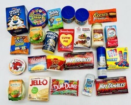 Mini Brands 24 Piece Lot Food Groceries Zuru Jello Teddy Grahams Icee Sweetheart - $18.49