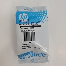 NEW!!! GENUINE HP 60 Tri Color Ink Cartridge (HP CC643WN) CC643W FAST FR... - £10.59 GBP