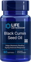 MAKE OFFER! 4 Pack Life Extension Black Cumin Seed Oil Anti Inflammatory 60 gel image 1