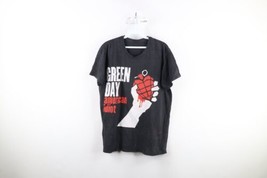 Vintage Y2K 2010 Mens Medium Distressed American Idiot Green Day Band T-Shirt - £34.75 GBP