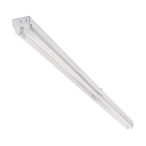 8 Ft Strip Light LED Tube Bulbs Included 56-Watt T8 White Fixture 5000K Hardwire - £54.23 GBP