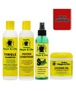 Jamaican Mango&amp;Lime Tingle Shampoo Conditioner Sproil Spray Oil Locking ... - $39.59