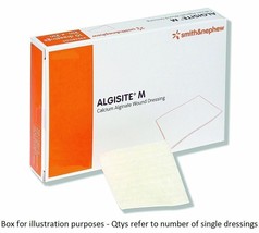 Algisite M Calcium-Alginate Wound Dressing(s) 15cm x 20cm Sores Ulcers Diabetic - $19.43