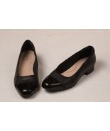 Clarks Collection Women&#39;s Slip On Shoes 8 M Black Ribbon Detail - €19,31 EUR