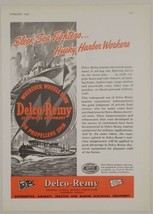 1945 Print Ad Delco-Remy Marine Electrical Equipment Navy Boats WW2 Anderson,IN - £15.55 GBP