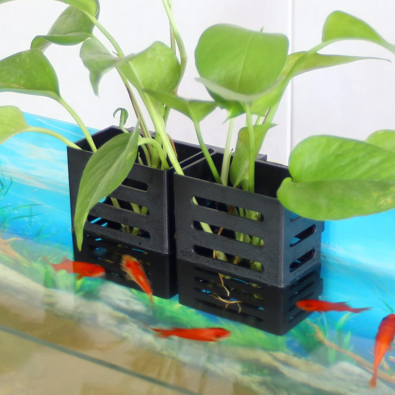2 Pcs Aquarium Plant Holder, Fish Tank Plant Holder with Hooks and Suction Cups, Item image 6