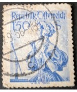 1951 Austria Vienna (1853) 1.50öS Postmark Stamp - $10.00